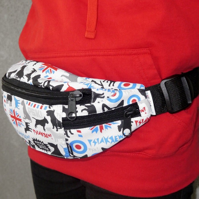 Bull Terrier Fanny bag fanny pack dog walking bag by PSIAKREW