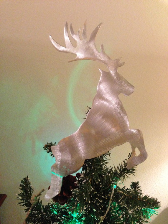 reindeer handcrafted metal tree topper by screendoorgrilles reindeer handcrafted metal tree topper by screendoorgrilles