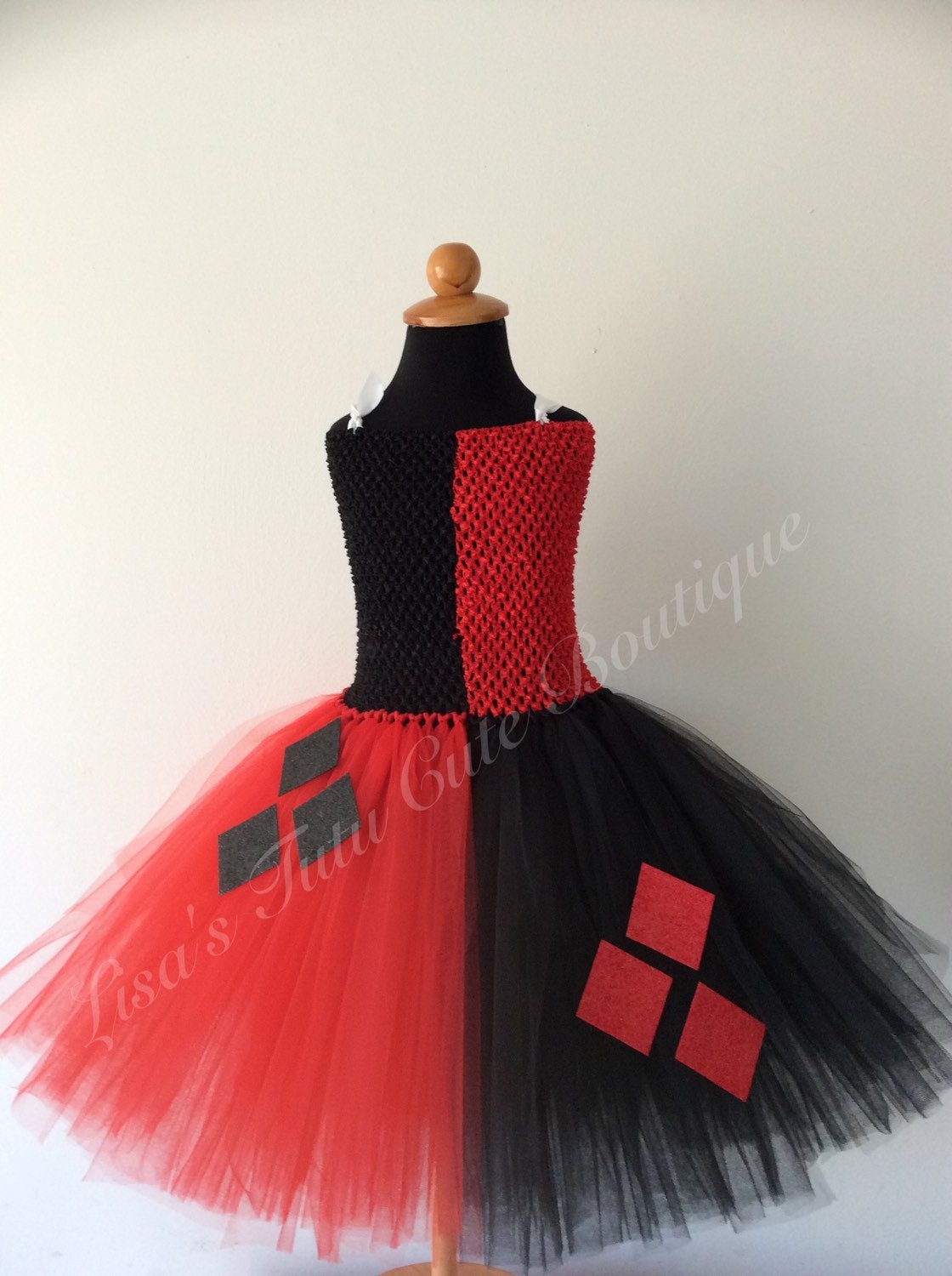 Harley Quinn / Jester inspired tutu dress. Childrens by LisasTutus
