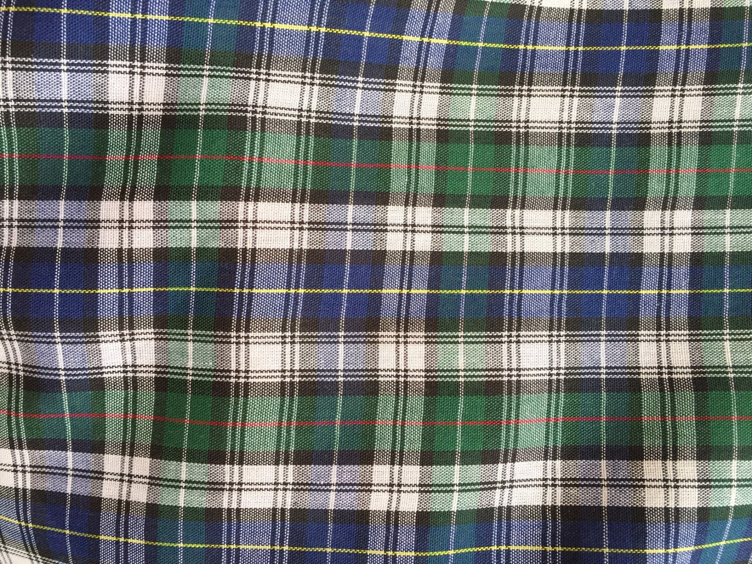 Blue and Green Plaid - 100% Cotton from FinchSewingStudio on Etsy Studio