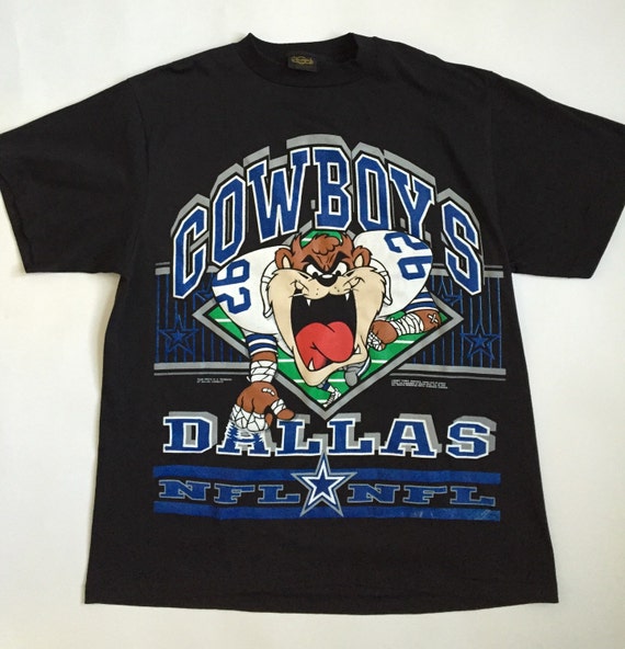 Items similar to Vintage Dallas Cowboys Shirt / Vintage Taz / Looney ...