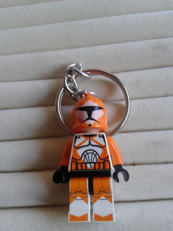 lego star wars clone trooper keychain