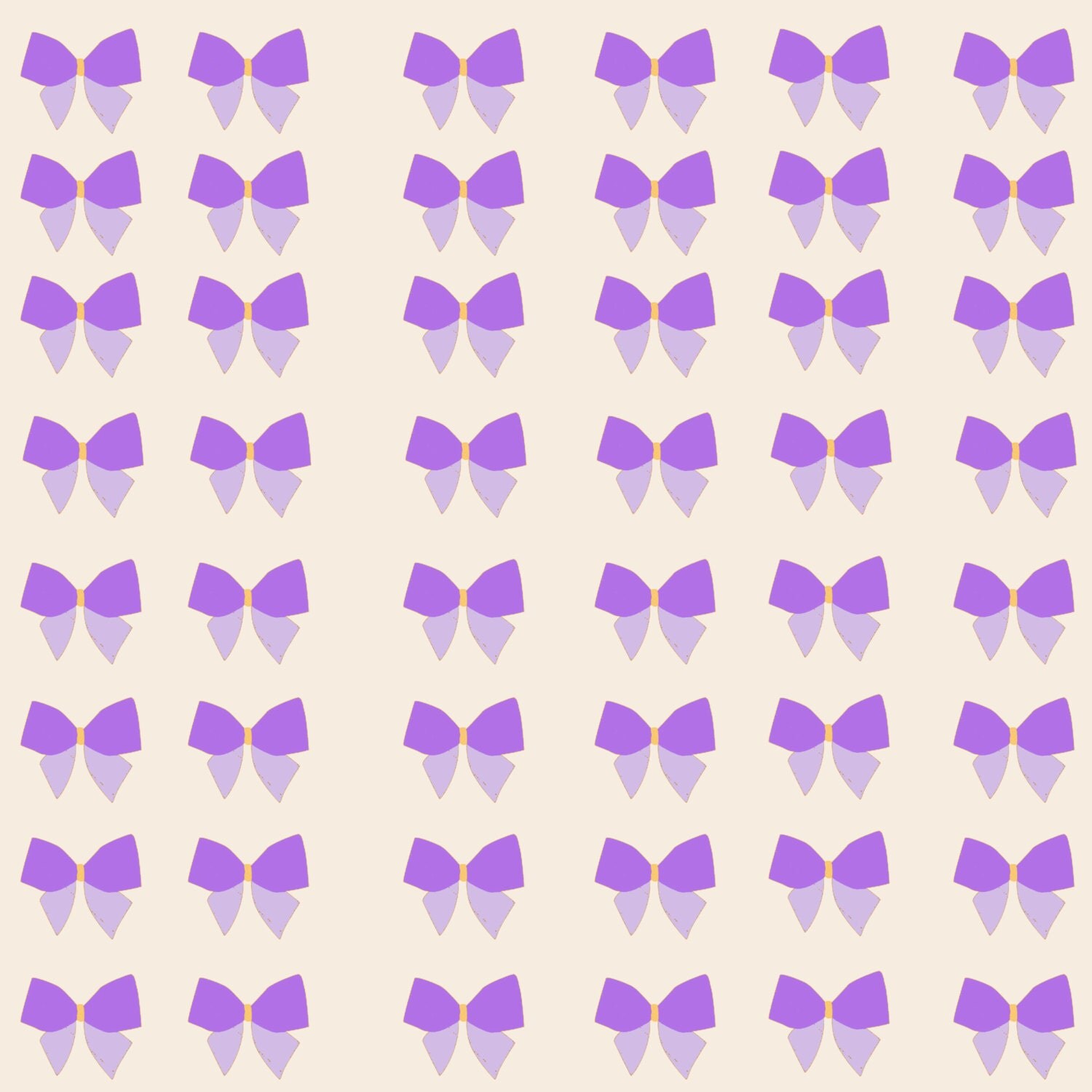 Purple bows gift wrap paper invitation card art by joyeriacrafts