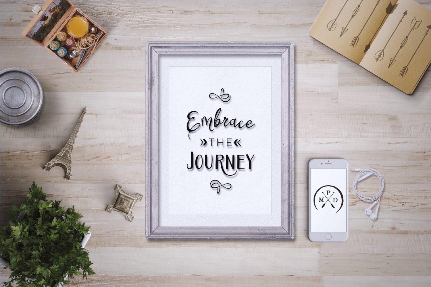 Embrace the Journey Journey Quotes Travel Quote Print 8x10