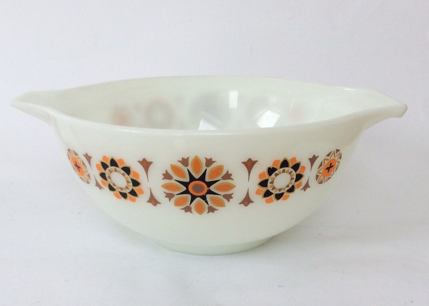 Pyrex bowl vintage glass mixing bowl by on Etsy