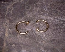 nose gold ring solid 9ct piercing 8mm handmade popular items