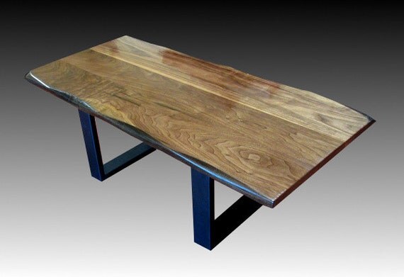 Japanese Walnut Wood Coffee Table