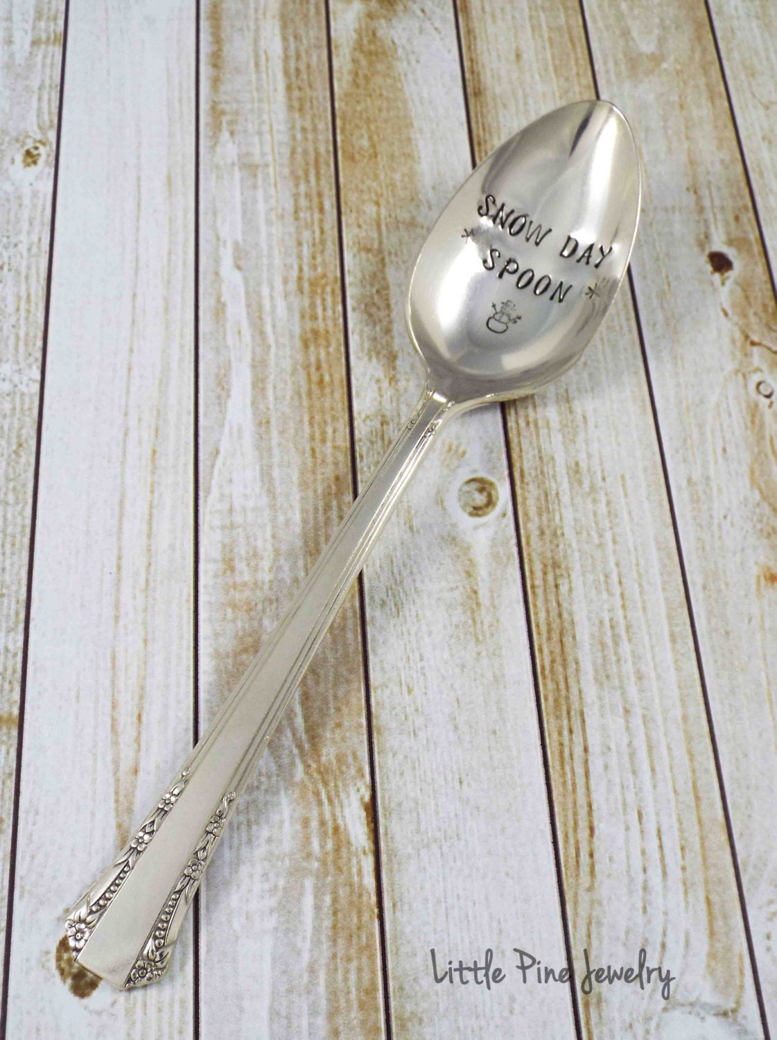 Snow Day Spoon Let It Snow Christmas Spoon Winter Holiday