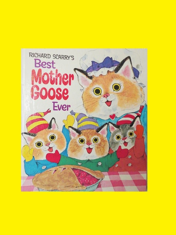 Richard Scarry Best Mother Goose Childrens by SimplyGailVintage