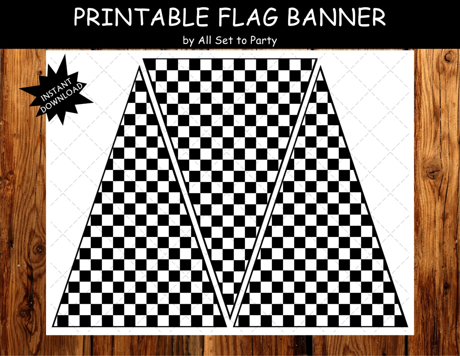 download black and white racing flag