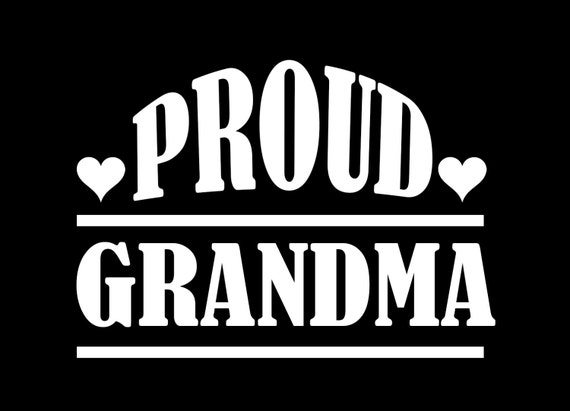 Proud Grandparent Car Decal