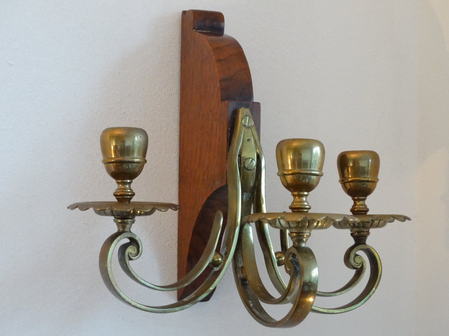 Wall Candelabra by LesTempsPerdus on Etsy