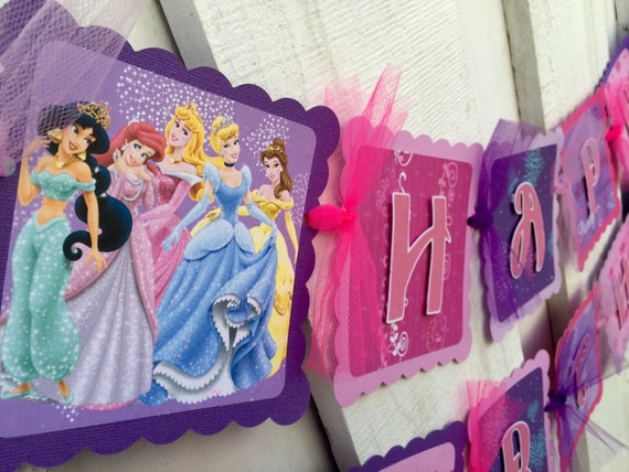 Disney Princess Birthday Banner Disney