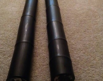 Bamboo Curtain Rods-Large Diameter 1 3/4", 2" and 3" diameters- Optional Colors