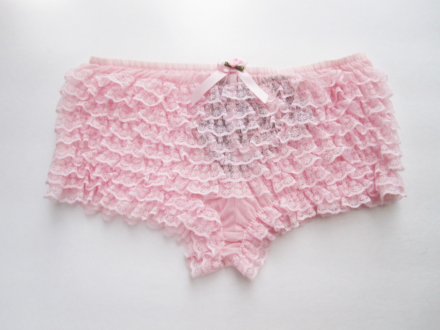 FURIRU II Ruffle panties with bow and flower