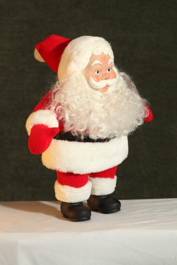 vintage stuffed santa doll