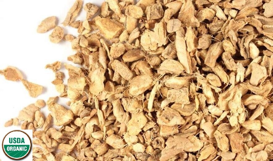 DRIED GINGER ROOT 8 oz. OrganicTea Herb Herbal Wiccan
