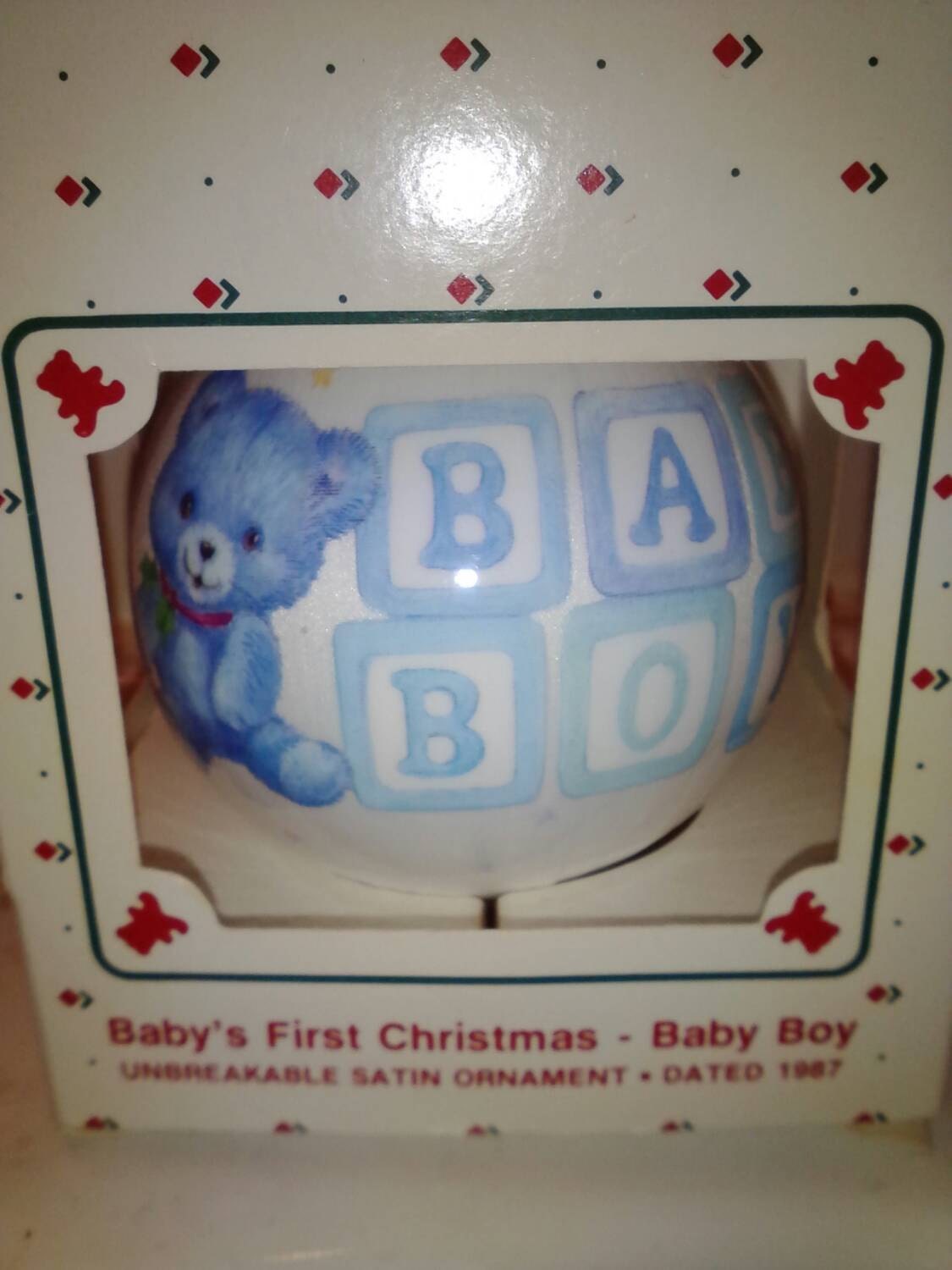 Vintage Hallmark baby's first Christmas 1987 Hallmark