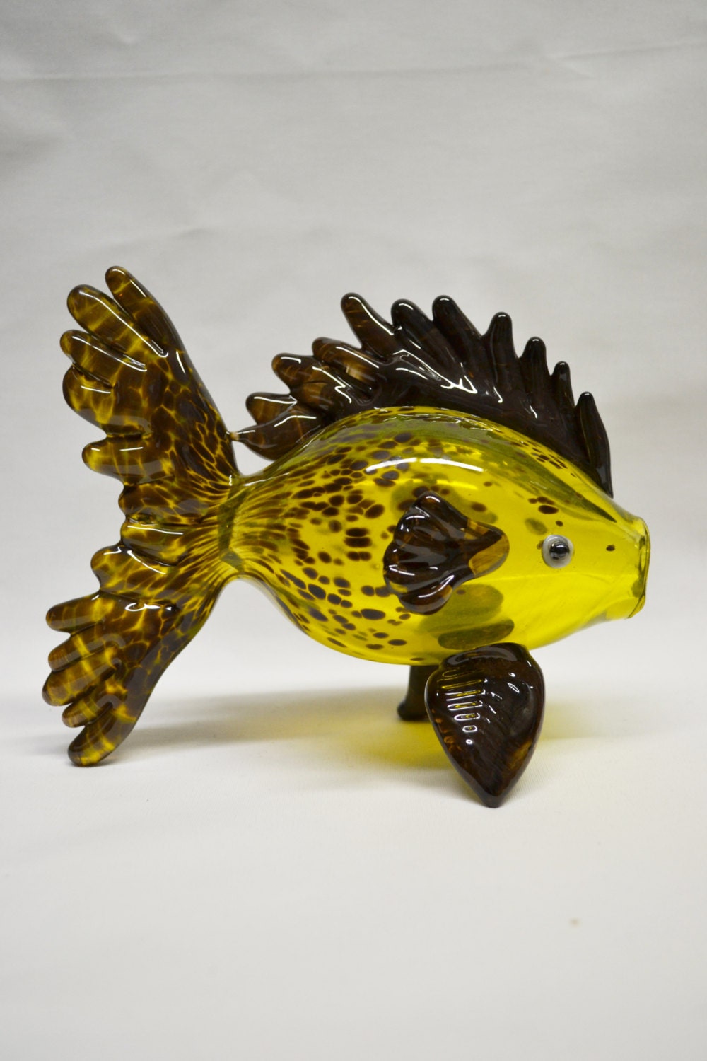 fish blown glass