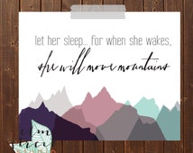 Popular items for let her sleep for when she wakes on Etsy