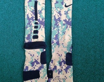 camo nike elite socks