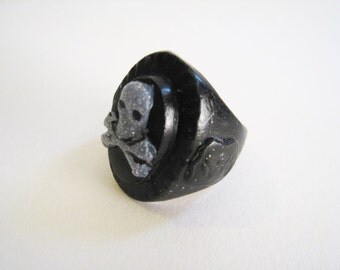 2022 Nuovi Anelli Da Uomo In Acciaio Inossidabile 316L Gotico Punk Satanico Diavolo Teschio Anello Vintage Steam Punk Gioielli Regali Dropshipping - Foto 3