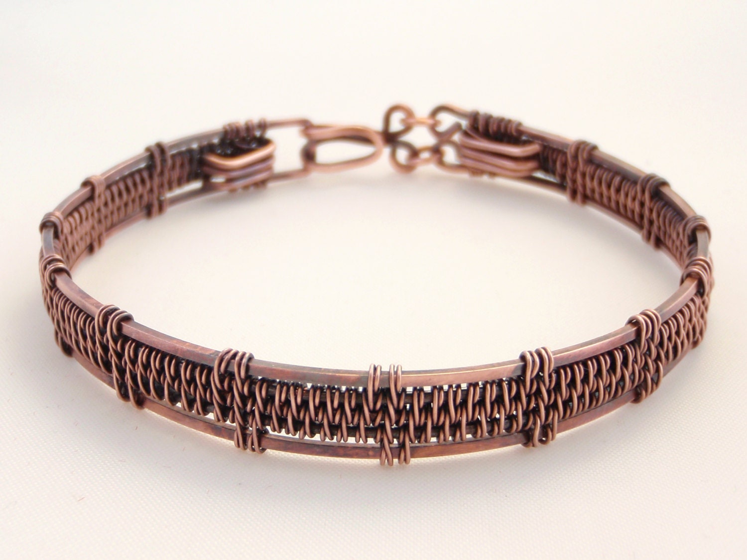 Arthritis rheumatism copper bracelet. Antiqued or bright.