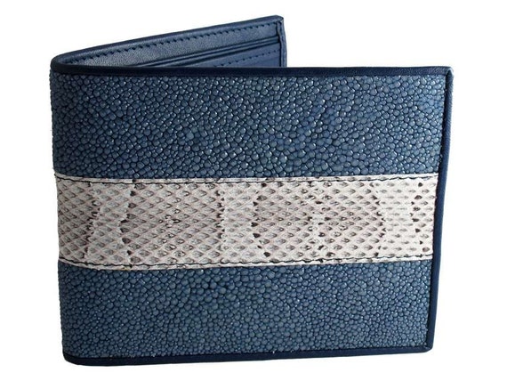 Exotic Leather Wallets Stingray SnakeSkin by ExoticLeatherWallets