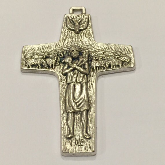 Pope Francis’s Pectoral Cross Pendant Silver Plated Size