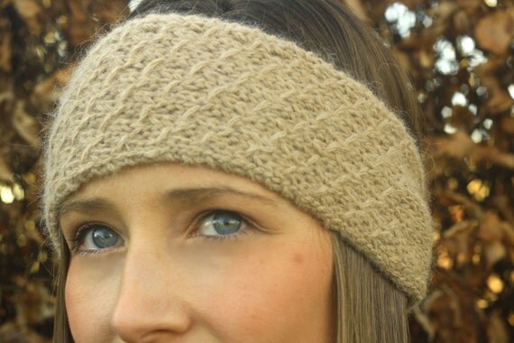 KNITTING PATTERN SET - Honeycomb Headband and Cowl (Knitted Scarf, Infinity S...