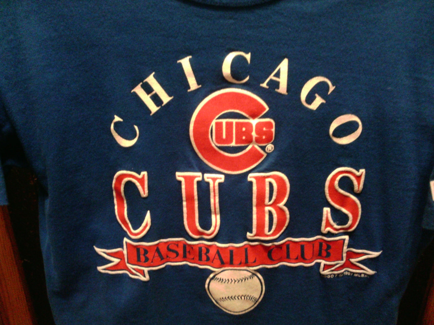 Vintage Logo 7 Chicago Cubs T-Shirt