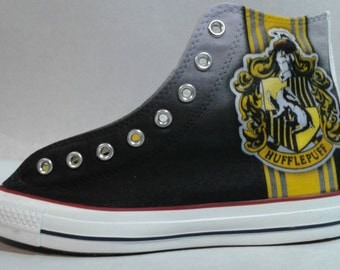 Harry Potter Hufflepuff Custom Converse All Stars