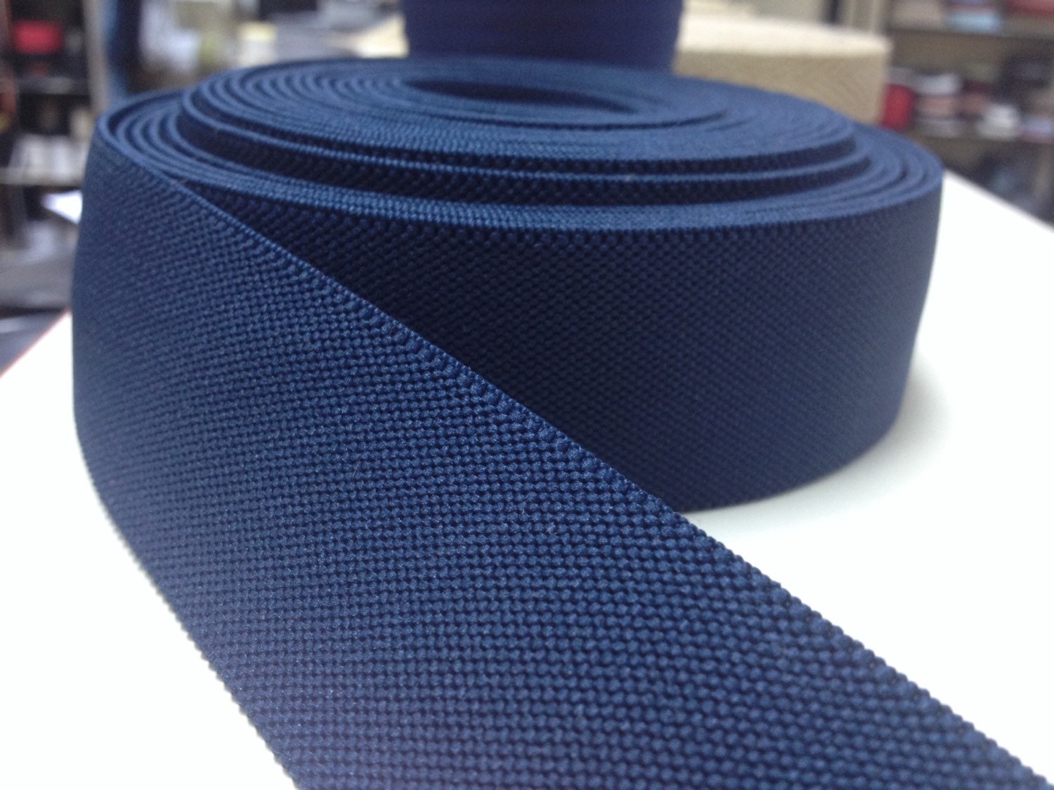 3.5 cm navy elastic elastic by the yard elastic waistband