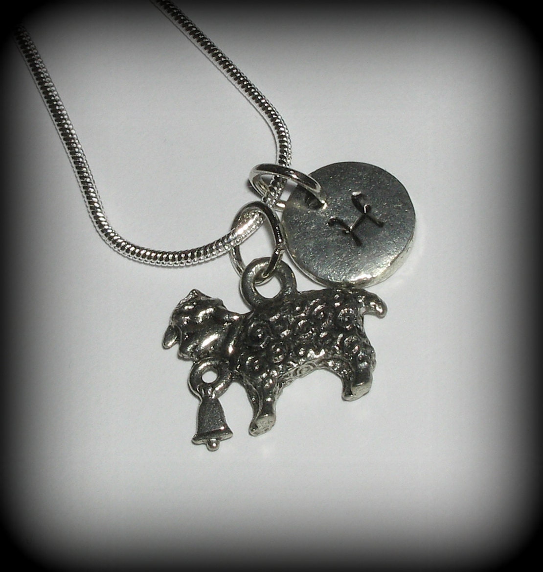 Sheep Sterling Silver Necklace Lamb by TheTwistedJewelCafe on Etsy