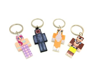 4 Keychain Bundle (Animal Friends) by EnderToys