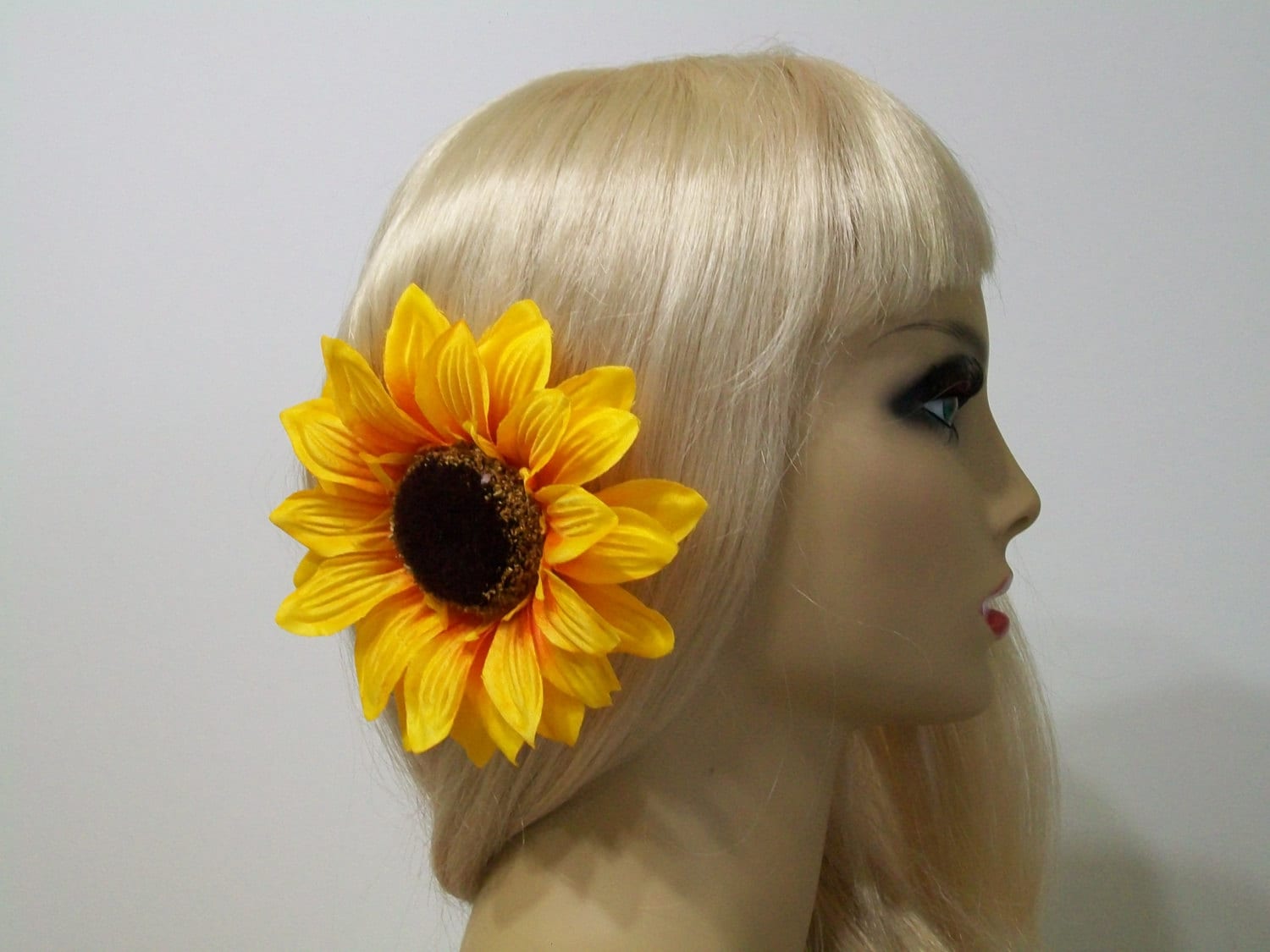 Sunflower Hair clip Sunflower Headpiece Hippie Hair Clip