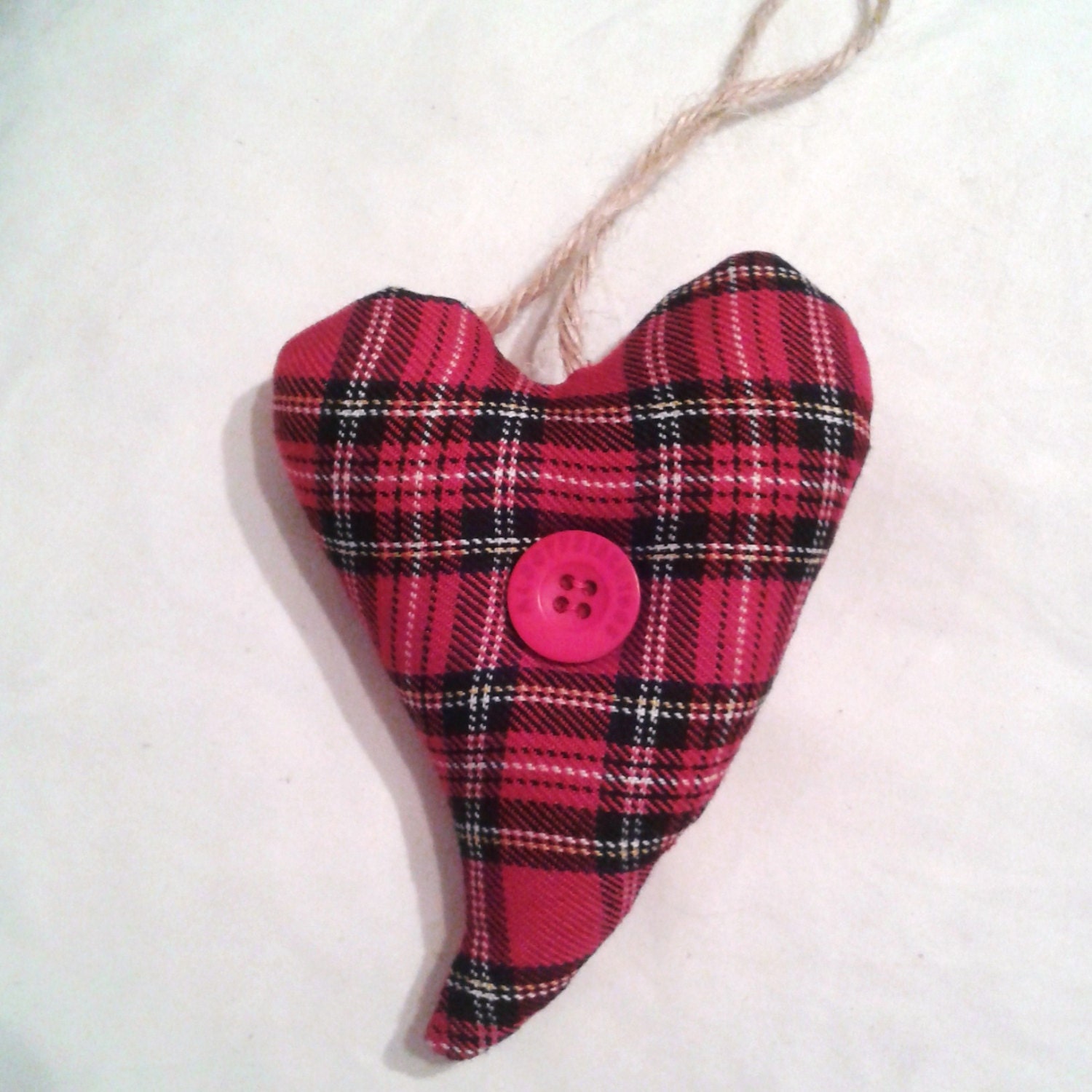 Christmas fabric heart