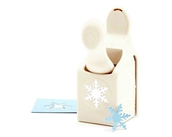 Alpine Snowflake Hole Punching Tool, Create Snowflake Shapes With This Crafting Hole Puncher, Holiday Winter Hole Punching For Scrapbooking