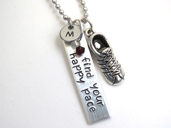 Find Your Happy Place Pendant And Ball Chain Necklace