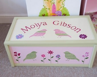 personalized toy box etsy