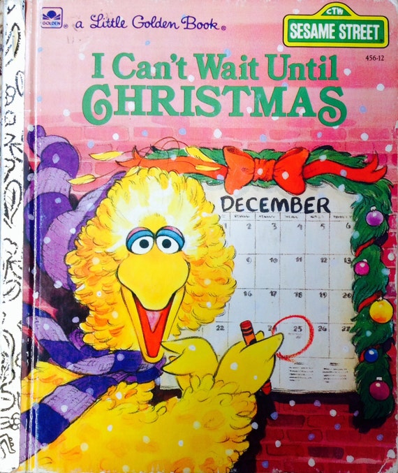 Items similar to I Can't Wait Until Christmas Little Golden Book on Etsy