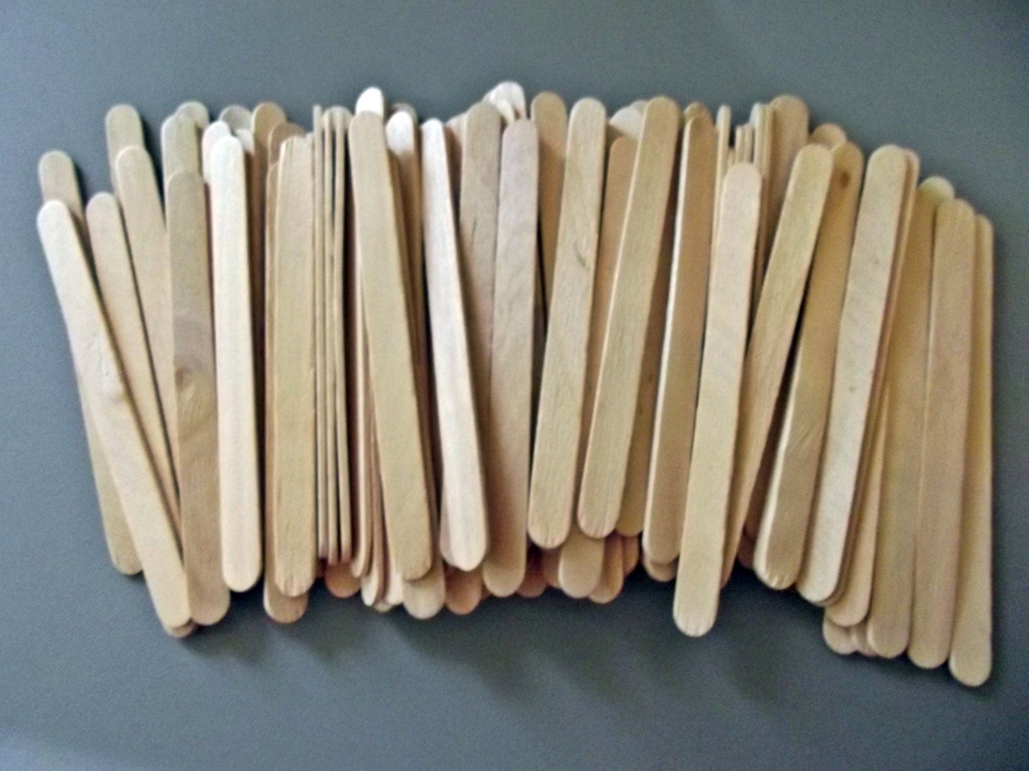 100 pieces Wooden/ Ice cream flat sticks by DaisyAndMomSupply