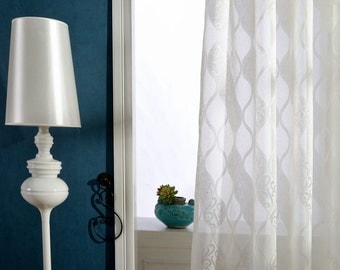 View Custom Sheer Curtains by HereIsTheShop on Etsy