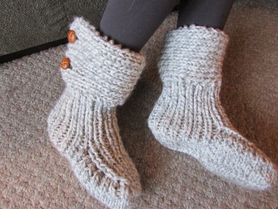 womens grey slipper socks