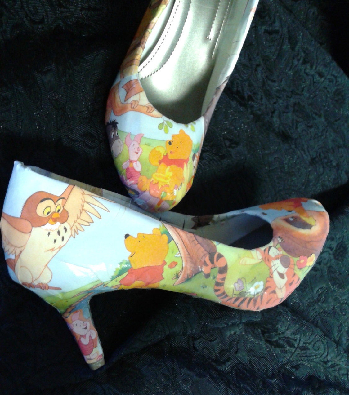 Winnie the Pooh Shoes by Adorableshoes on Etsy