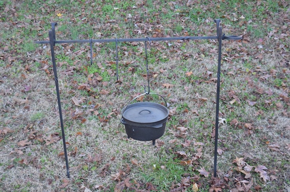 Campfire Cooking Pot Rack/Tripod Wrought Iron