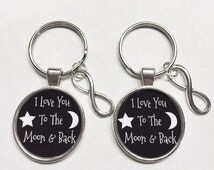 Popular items for moon and back saying on Etsy