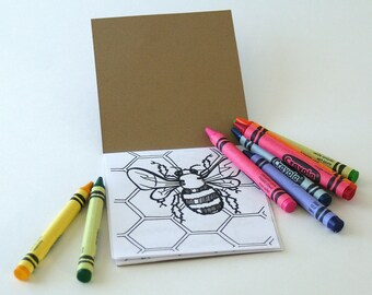 FREE US SHIPPING- One Mini Woodland Coloring Book