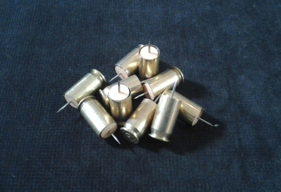 Items similar to 45 ACP Brass Push Pins / Thumb Tacks - Hand Made From