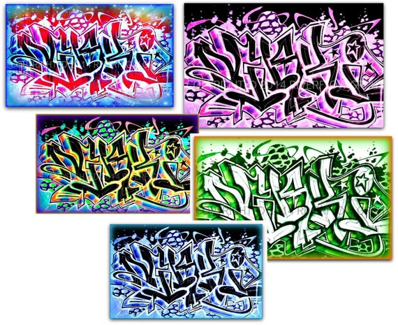 Graffiti Printable Graphic Designs
